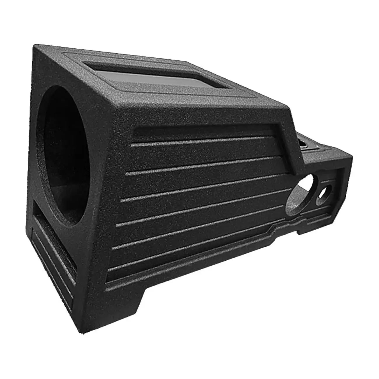 Qpower Qbomb '15-'26 F-150/ '17-'26 Super Duty Crew Cab Center Console Single 12" Vented Empty Woofe Qpower