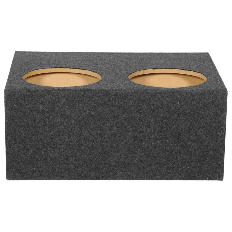 Qpower Quad 12" Sealed Empty Angled Front Woofer Enclosure Qpower