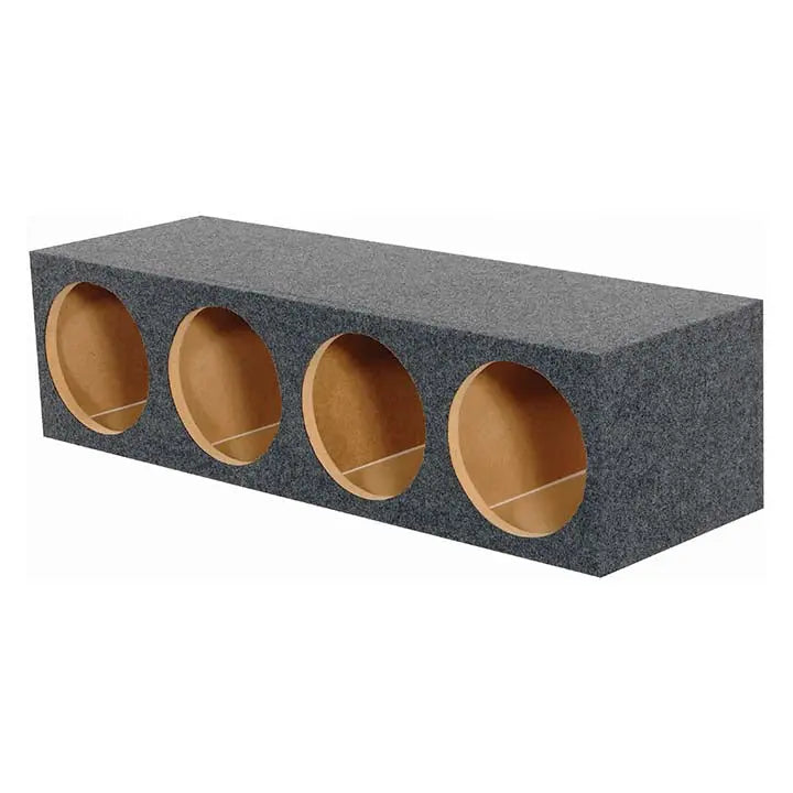 Qpower Quad 12″ Sealed Heavy Duty Empty Woofer Enclosure Qpower