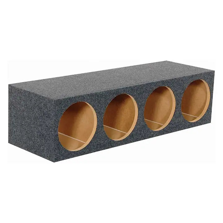 Qpower Quad 12″ Sealed Heavy Duty Empty Woofer Enclosure Qpower