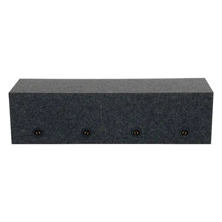 Qpower Quad 12″ Sealed Heavy Duty Empty Woofer Enclosure Qpower