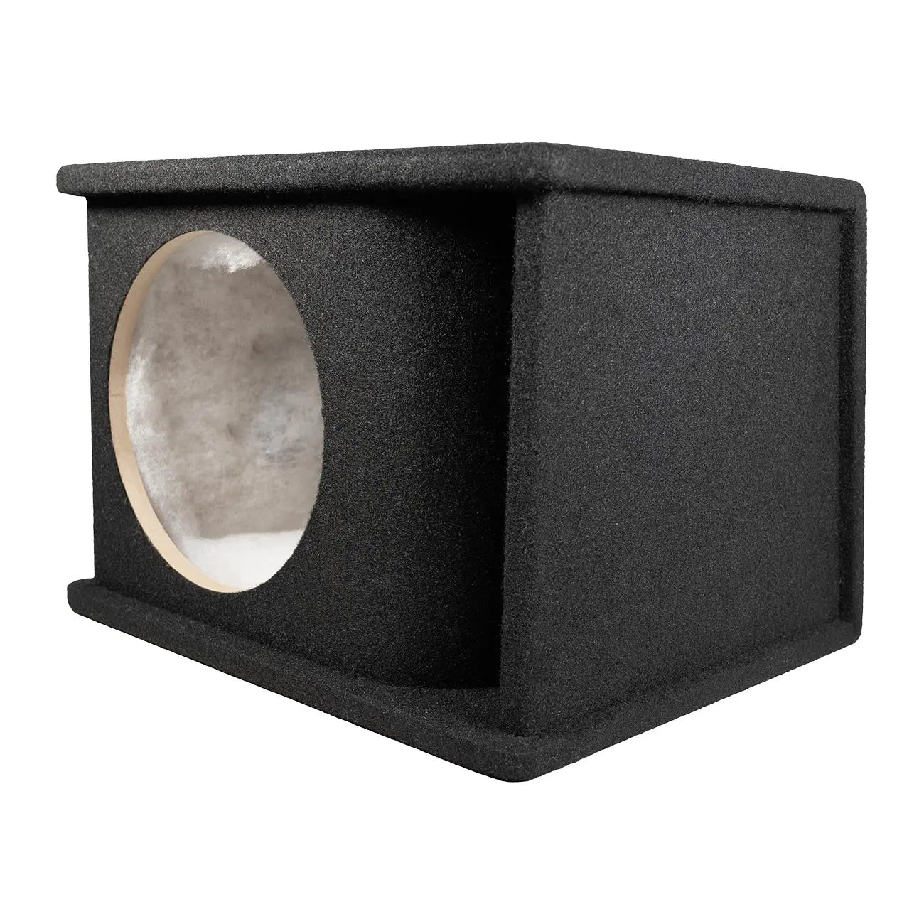 Qpower Single 10″ Curved Vent Port Empty Woofer Enclosure Qpower