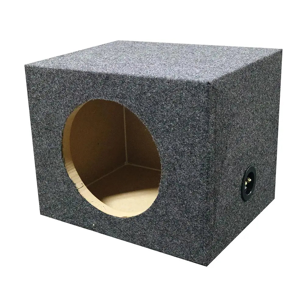 Qpower Single 10″ Heavy Duty Sealed Empty Woofer Box Qpower