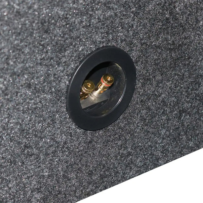 Qpower Single 10″ Heavy Duty Sealed Empty Woofer Box Qpower