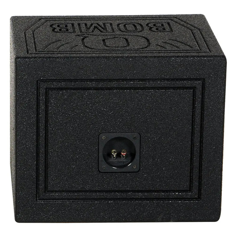 Qpower Single 10" Sealed Woofer Enclosure Withh Bed Liner Spray Qpower