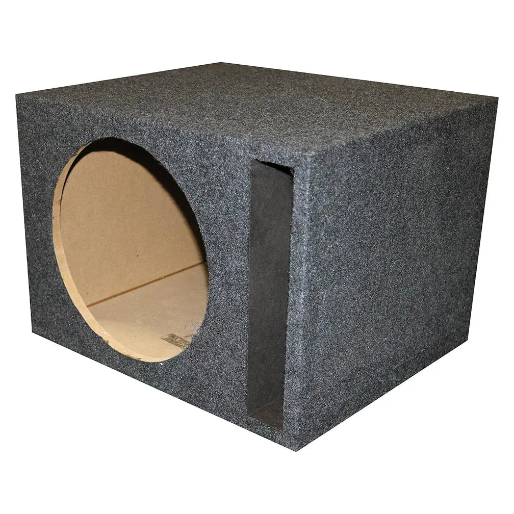 Qpower Single 10″ Slot-ported Vented Empty Woofer Enclosure Qpower