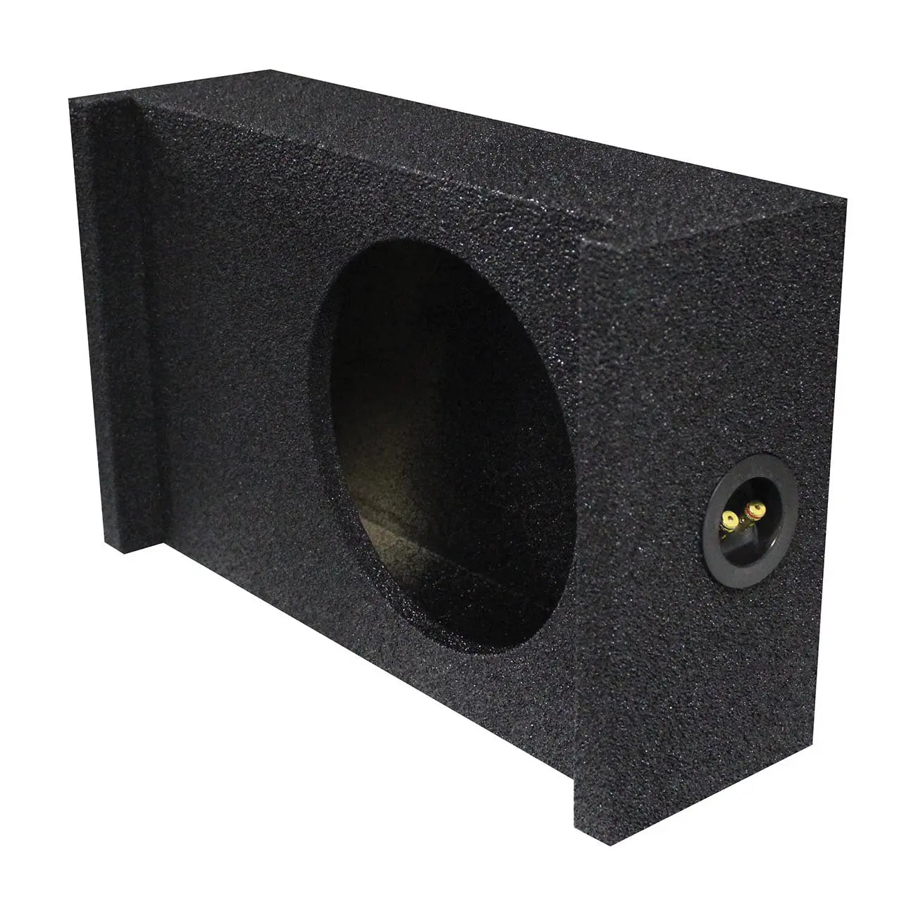 Qpower Single 10" Universal Downfire Or Behind The Seat Empty Enclosure Qpower