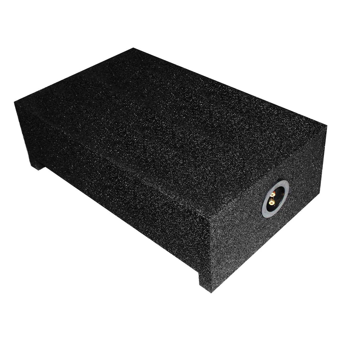 Qpower Single 10" Universal Downfire Or Behind The Seat Empty Enclosure Qpower