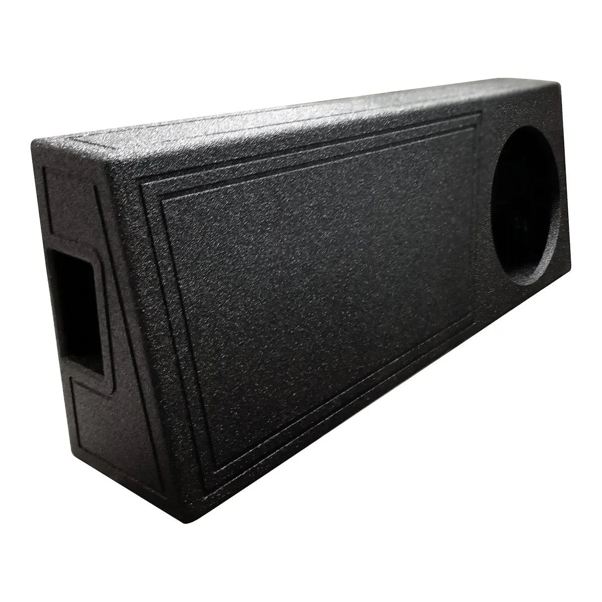 Qpower Single 12" Ported Spl Empty Woofer Box W/bedliner Spray Qpower