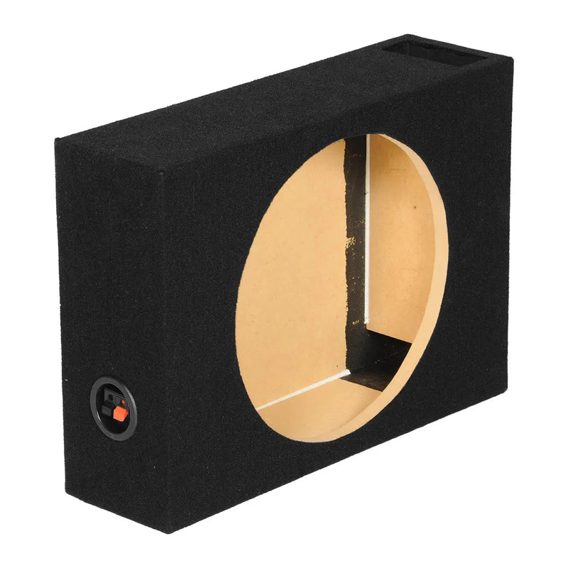 Qpower Single 12" Shallow Vented Woofer Box With An Outer Carton Qpower