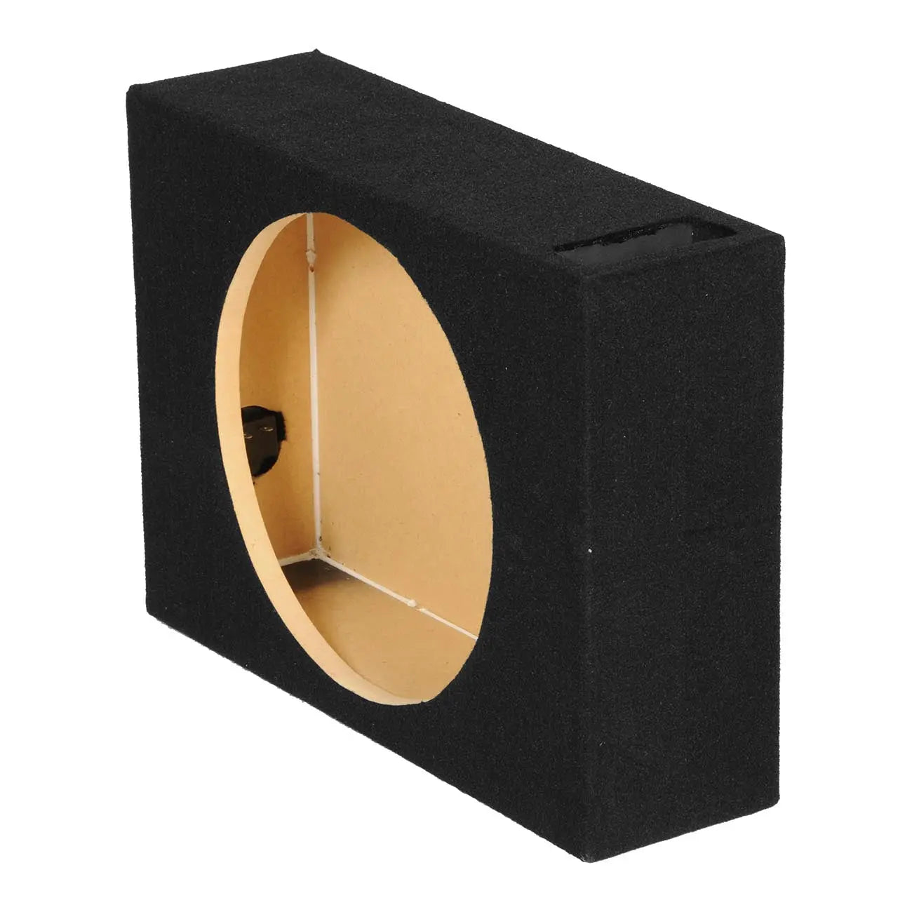 Qpower Single 12" Shallow Vented Woofer Box With An Outer Carton Qpower