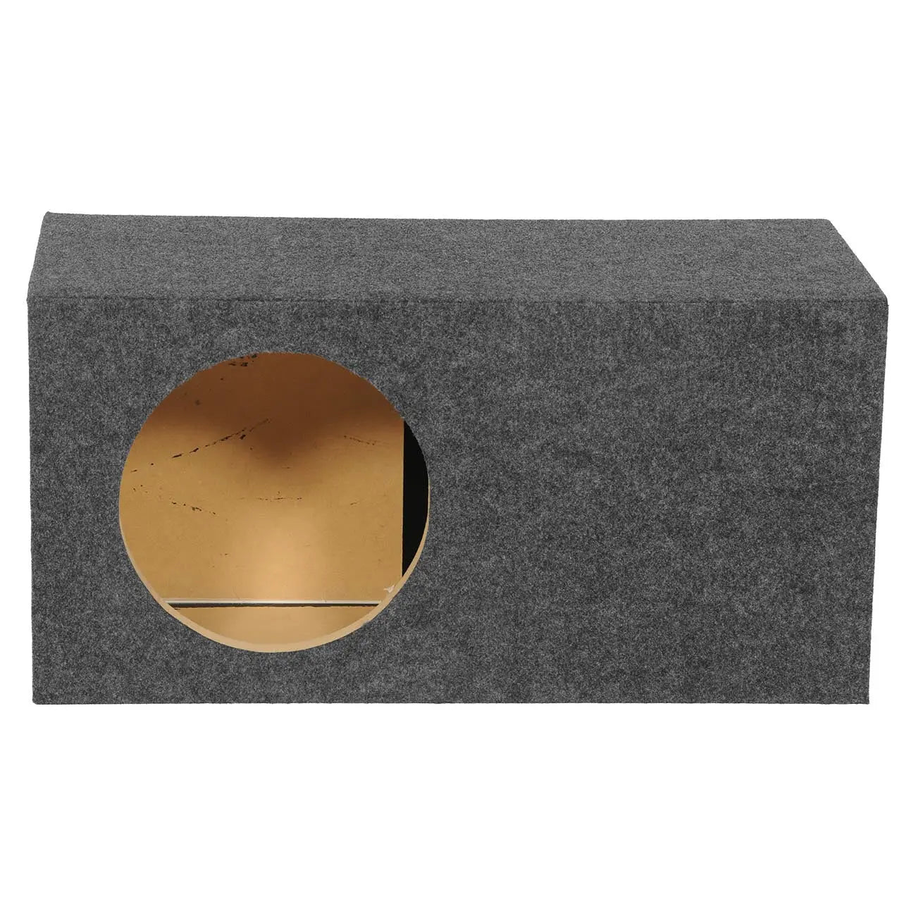 Qpower Single 12″ Slot Ported Vented Heavy Duty High Spl X-large Empty Woofer Enclosure Qpower