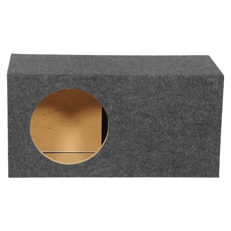 Qpower Single 12″ Slot Ported Vented Heavy Duty High Spl X-large Empty Woofer Enclosure Qpower