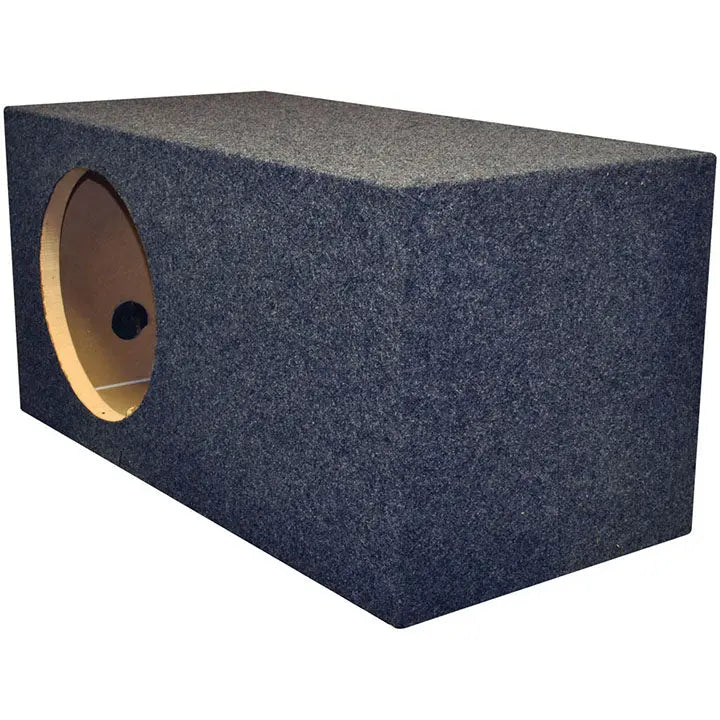 Qpower Single 12″ Slot Ported Vented Heavy Duty High Spl X-large Empty Woofer Enclosure Qpower