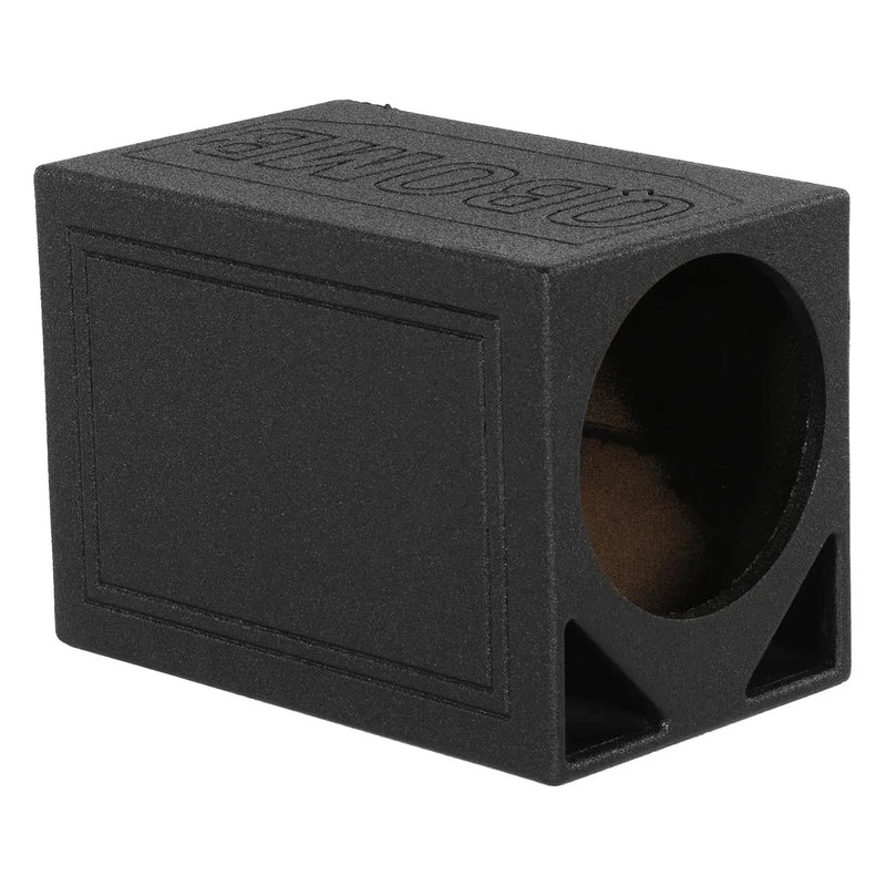 Qpower Single 12" Triangle Ported Finished W/bed Liner Qpower