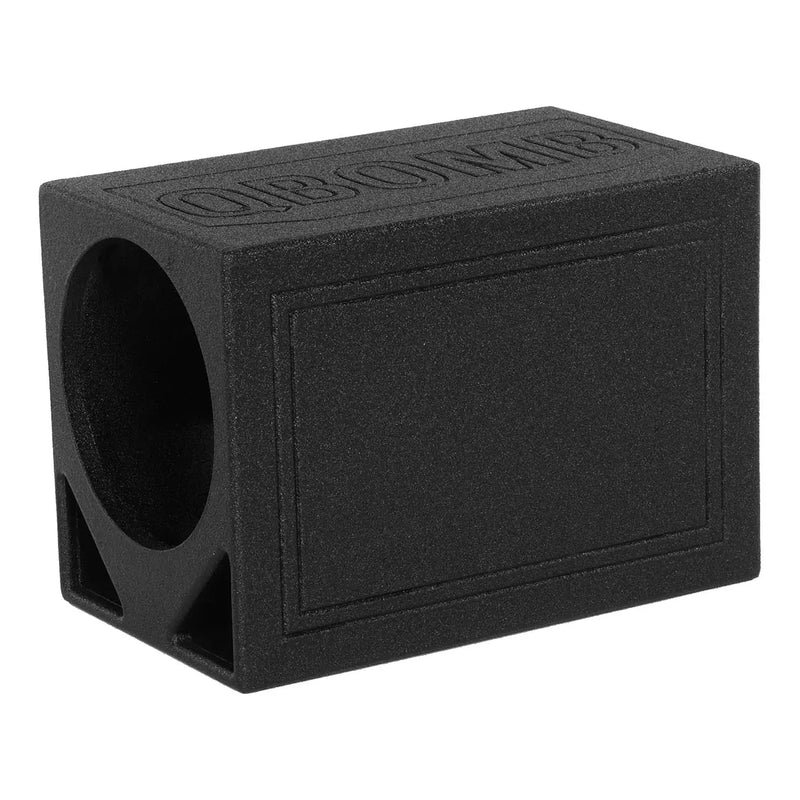Qpower Single 12" Triangle Ported Finished W/bed Liner Qpower
