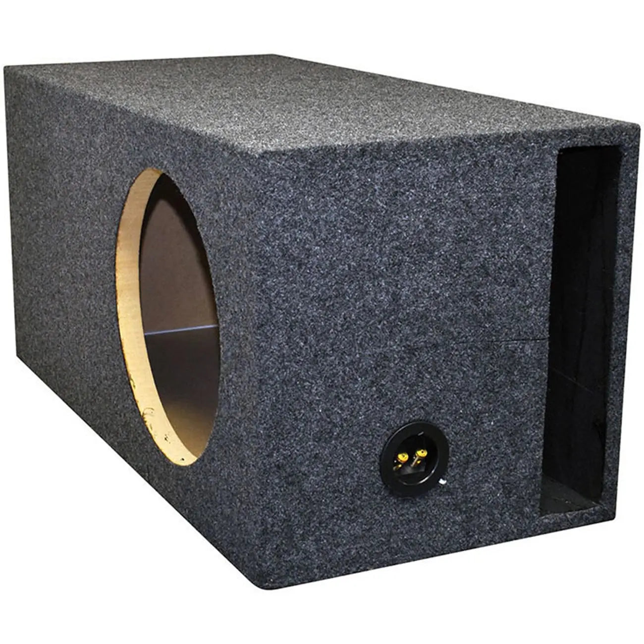 Qpower Single 15″ Slot Ported Vented Heavy Duty High Spl X-large Empty Woofer Enclosure Qpower