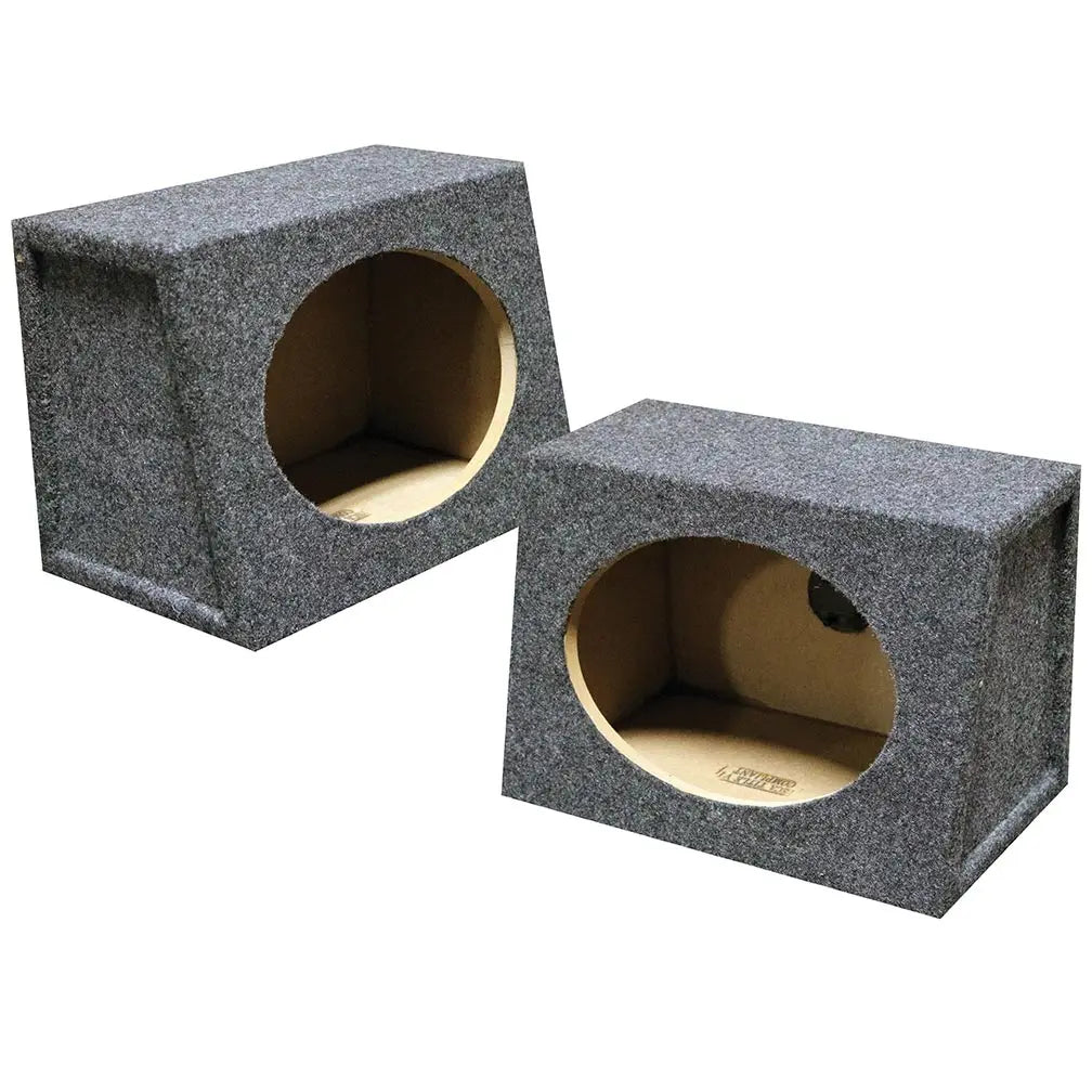 Qpower Single 6x9" Sealed Empty Speaker Boxes (sold In Pairs) Qpower