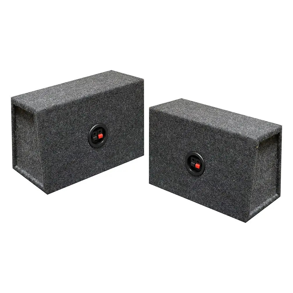 Qpower Single 6x9" Sealed Empty Speaker Boxes (sold In Pairs) Qpower
