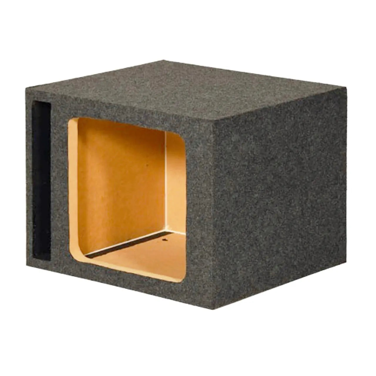 Qpower Single Square 12" Slot Ported Empty Woofer Enclosure Qpower
