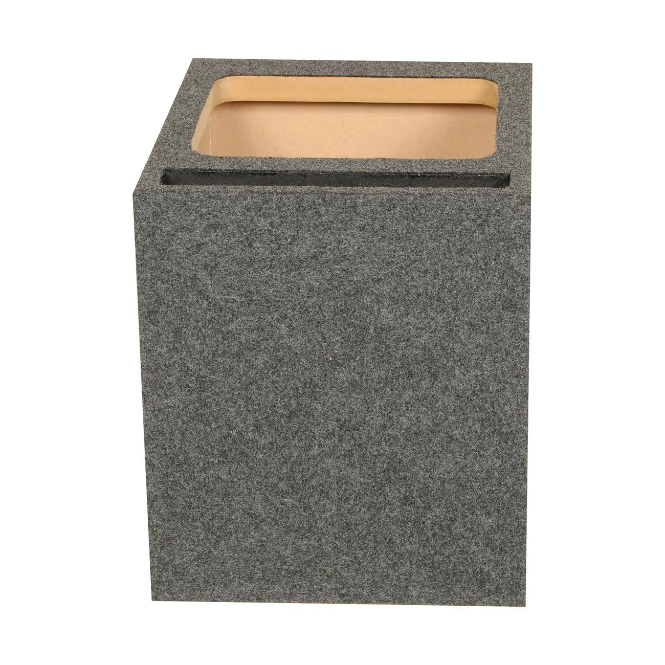 Qpower Single Square 12" Slot Ported Empty Woofer Enclosure Qpower