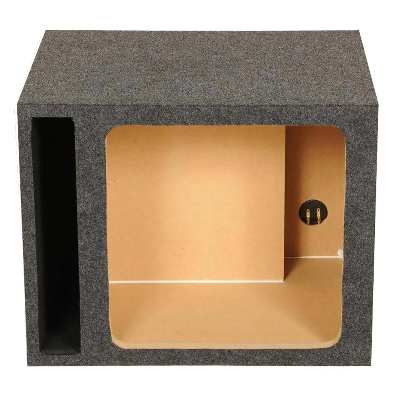 Qpower Single Square 15″ Slot Ported Empty Woofer Enclosure Qpower
