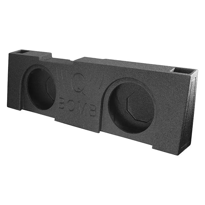 Qpower "qbomb" Chevy/gmc Crew Cab '14-'18 Dual 10" Vented Empty Woofer Box Qpower