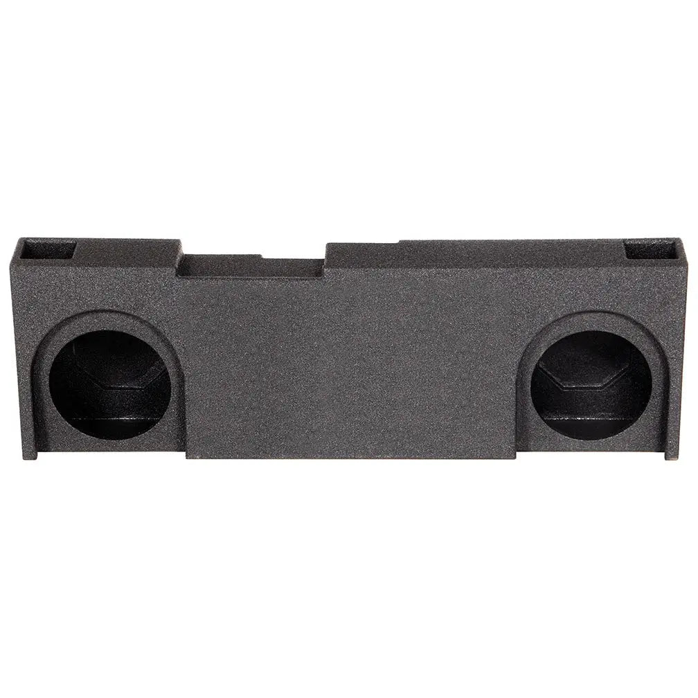 Qpower "qbomb" Chevy/gmc Crew Cab '14-'18 Dual 10" Vented Empty Woofer Box Qpower
