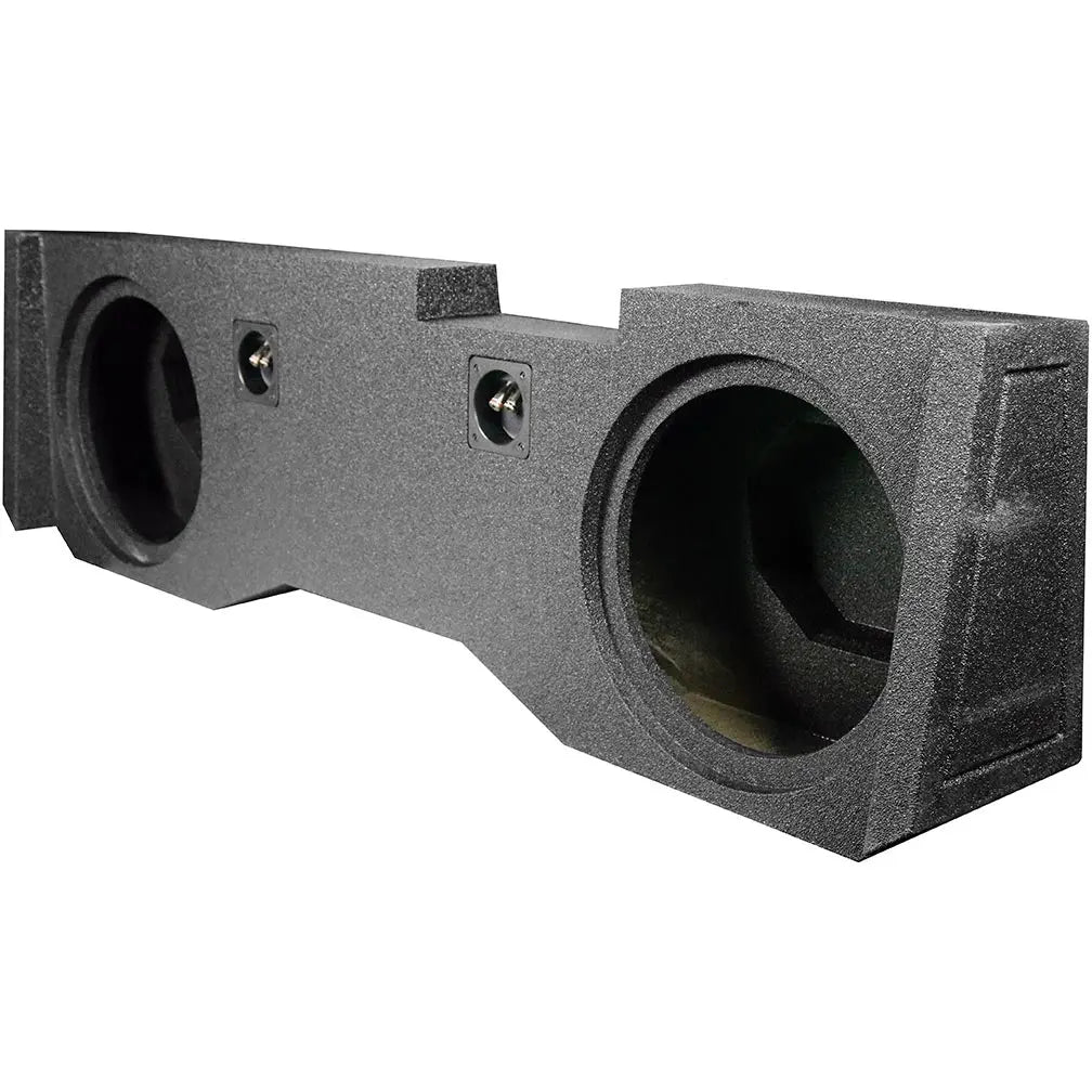 Qpower "qbomb" Chevy/gmc Crew Cab '14-'18 Dual 12" Empty Woofer Box Qpower
