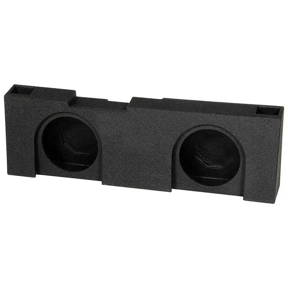 Qpower "qbomb" Chevy/gmc Crew Cab '14-'18 Dual 12" Vented Empty Woofer Enclosure Qpower