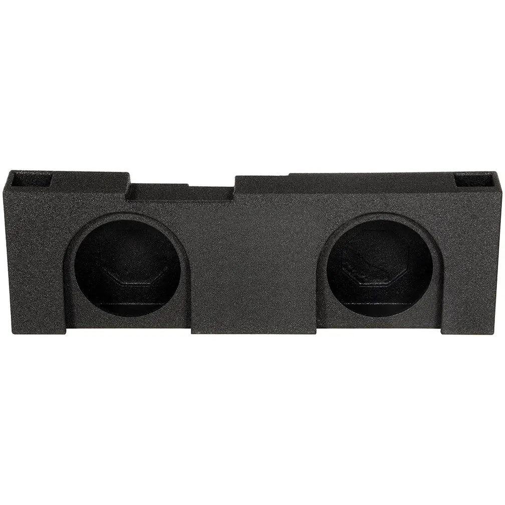 Qpower "qbomb" Chevy/gmc Crew Cab '14-'18 Dual 12" Vented Empty Woofer Enclosure Qpower