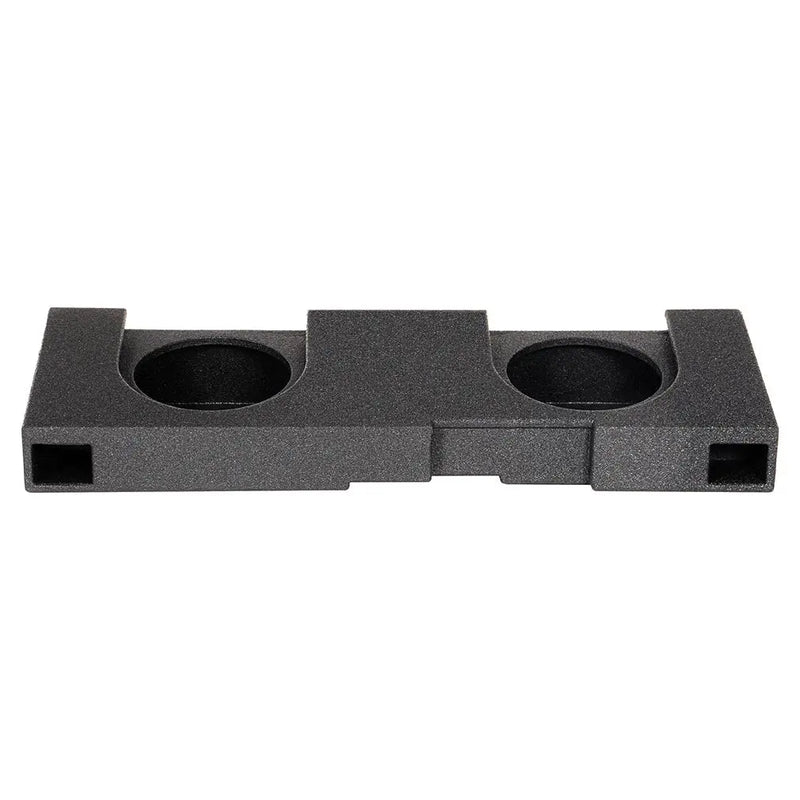 Qpower "qbomb" Chevy/gmc Crew Cab '14-'18 Dual 12" Vented Empty Woofer Enclosure Qpower