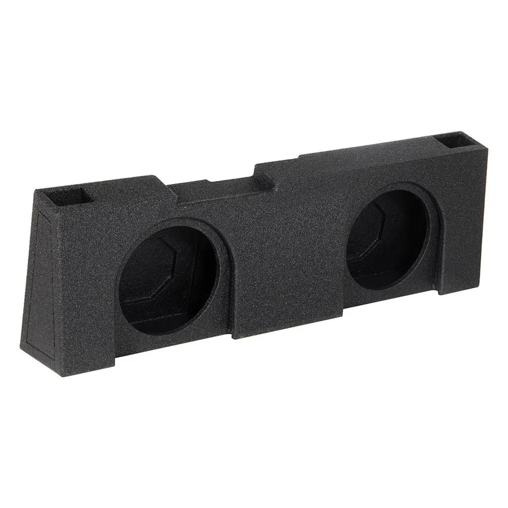 Qpower "qbomb" Chevy/gmc Crew Cab '14-'18 Dual 12" Vented Empty Woofer Enclosure Qpower