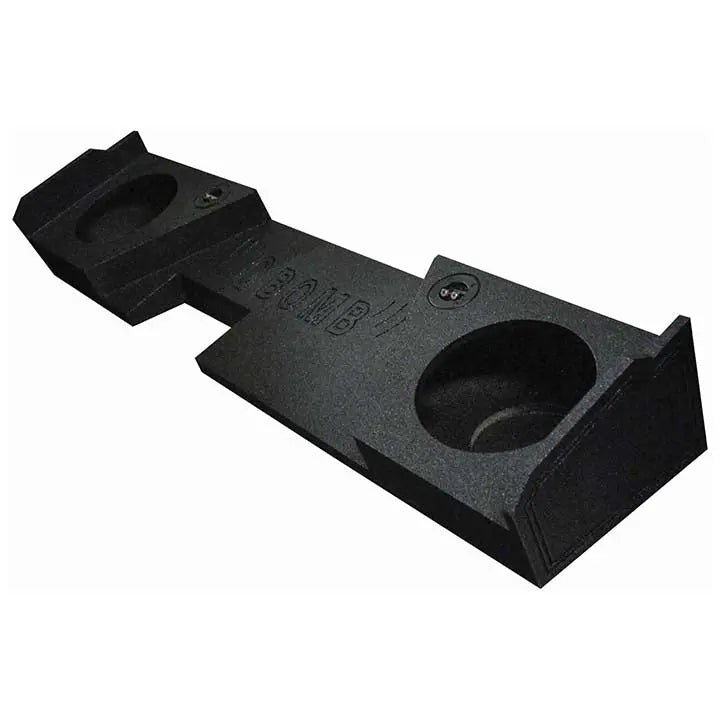 Qpower "qbomb" Chevy/gmc Double Cab '14-'18 Dual 12" Empty Woofer Box Qpower