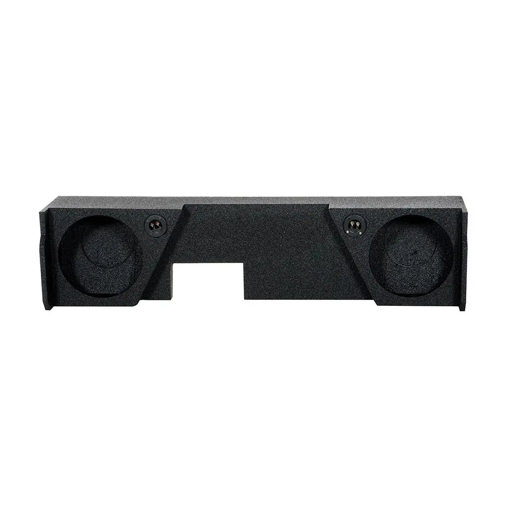 Qpower "qbomb" Chevy/gmc Double Cab '14-'18 Dual 12" Empty Woofer Box Qpower