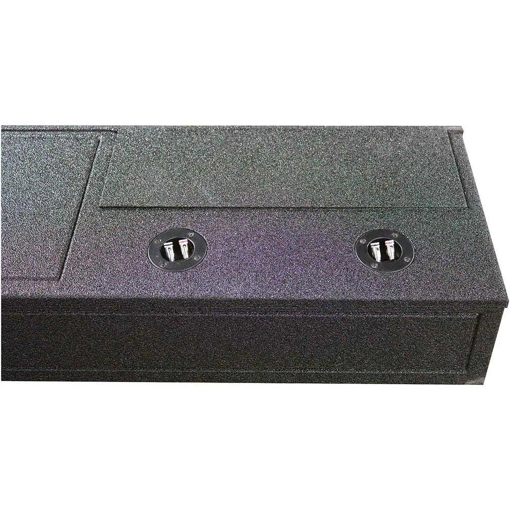 Qpower “qbomb” Ford F-series Super Crew '09-'26 Dual 8″ Empty Woofer Enclosure Qpower