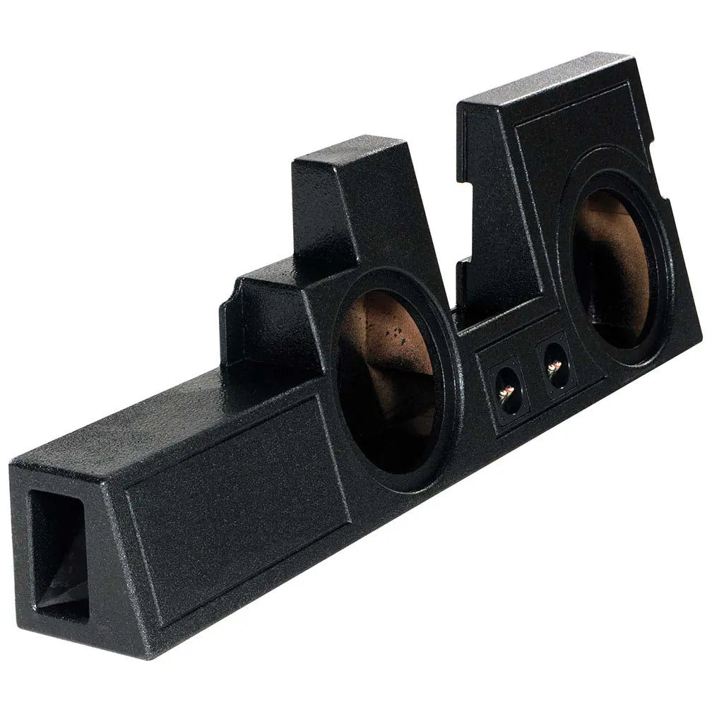 Qpower "qbomb" Ford F-series Super Duty Crew Cab '00-'16 Dual 12" Vented Empty Woofer Box Qpower