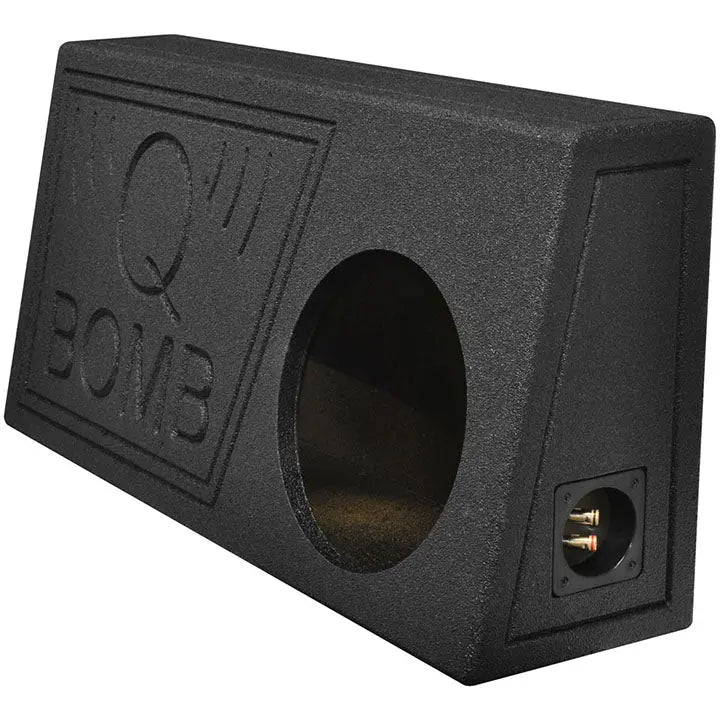 Qpower "qbomb" Single 10" Ported Empty Woofer Enclosure (behind Seat) Qpower