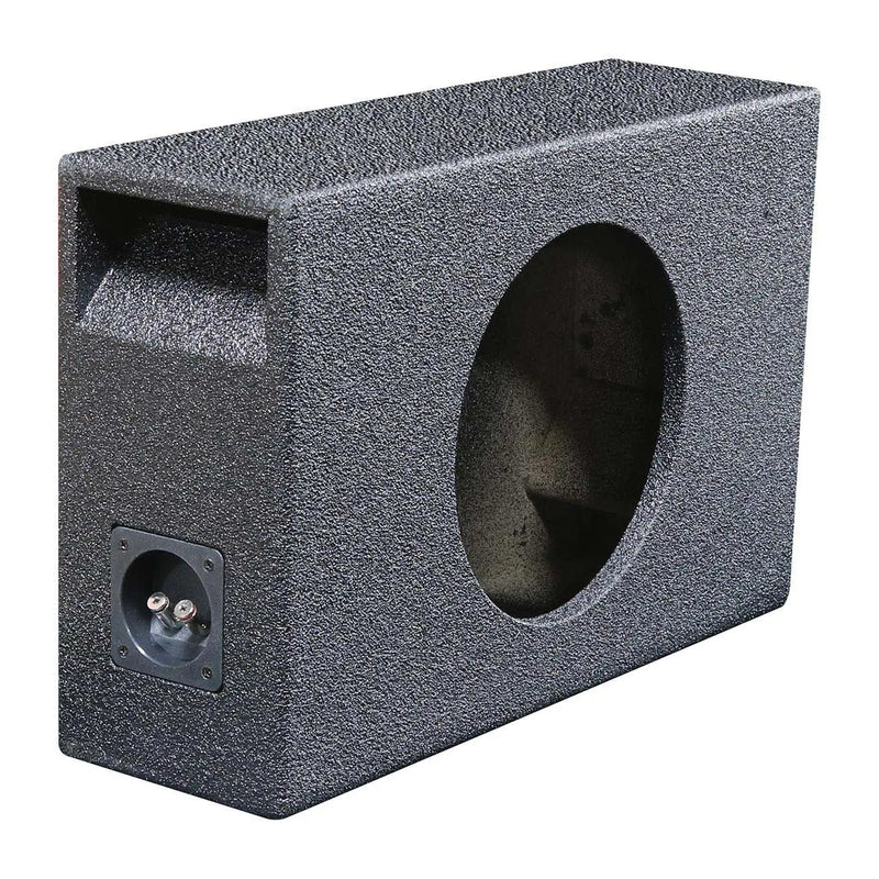 Qpower "qbomb" Single 10" Slot-ported Behind Seat Empty Woofer Enclosure Qpower