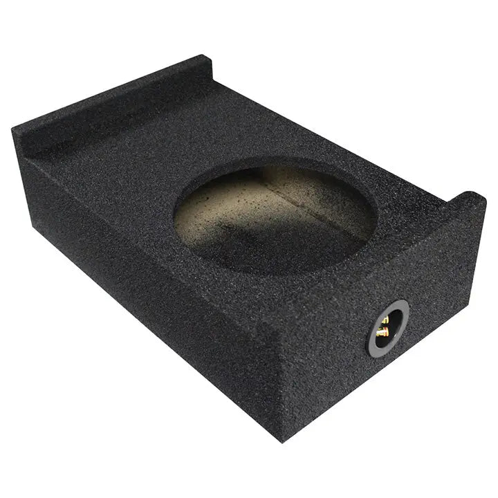 Qpower "qbomb" Single 12" Sealed Downfire Or Behind Seat Empty Woofer Enclosure Qpower