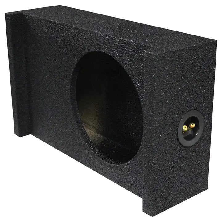 Qpower "qbomb" Single 12" Sealed Downfire Or Behind Seat Empty Woofer Enclosure Qpower