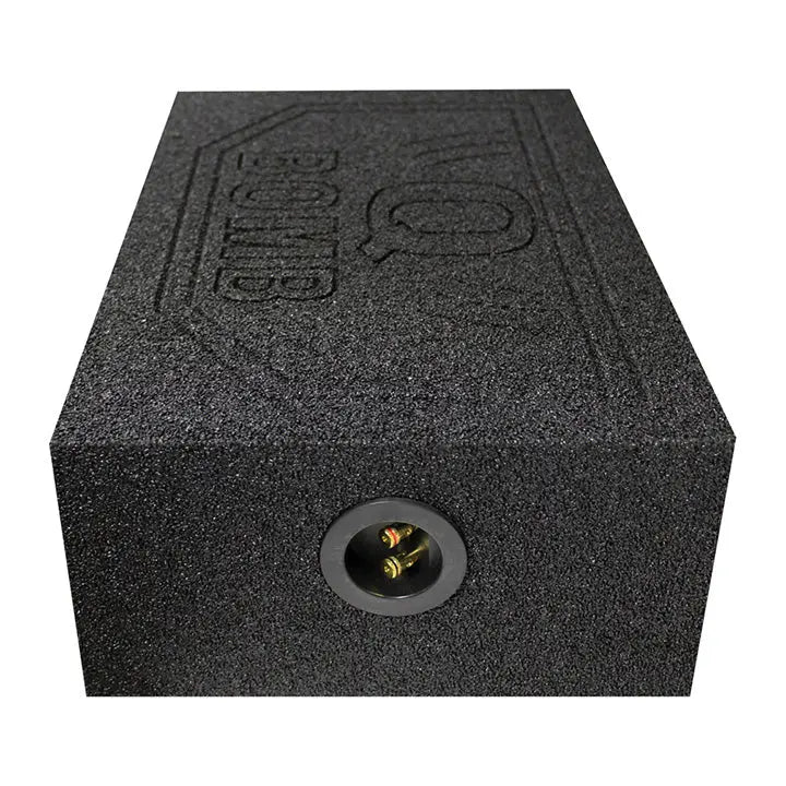 Qpower "qbomb" Single 12" Sealed Downfire Or Behind Seat Empty Woofer Enclosure Qpower