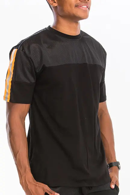 Quarter Mesh Cotton Tee WEIV