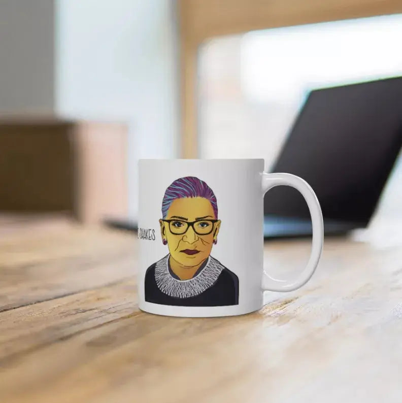 RBG Pop Art Coffee Mug Black Cat Bazaar