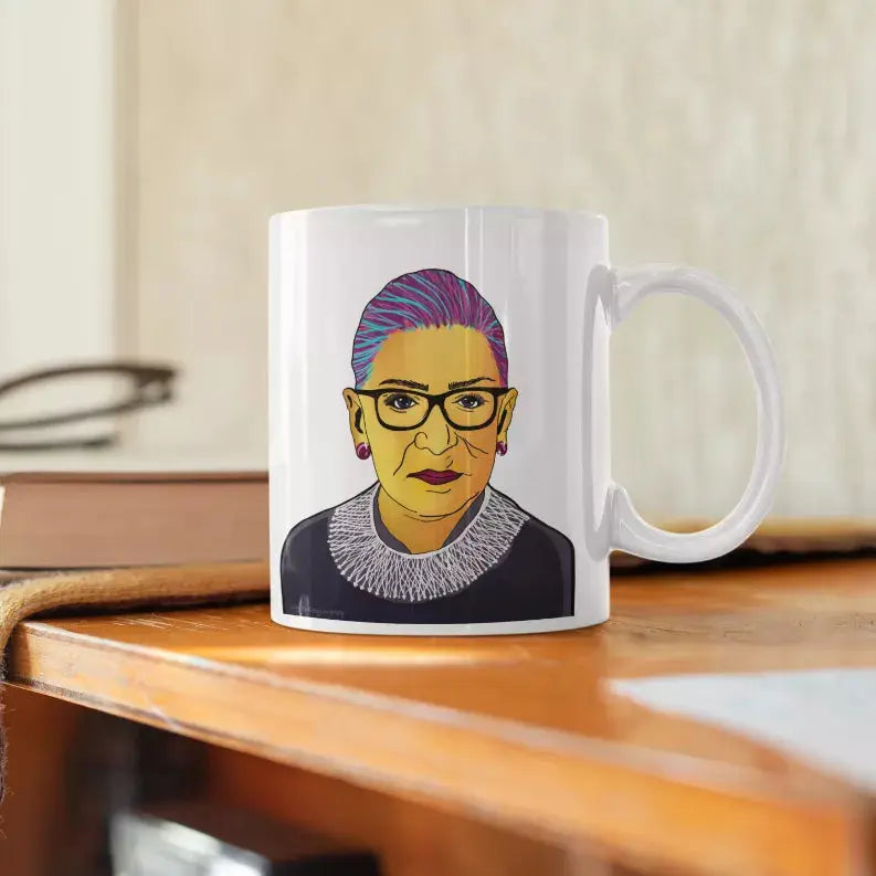 RBG Pop Art Coffee Mug Black Cat Bazaar