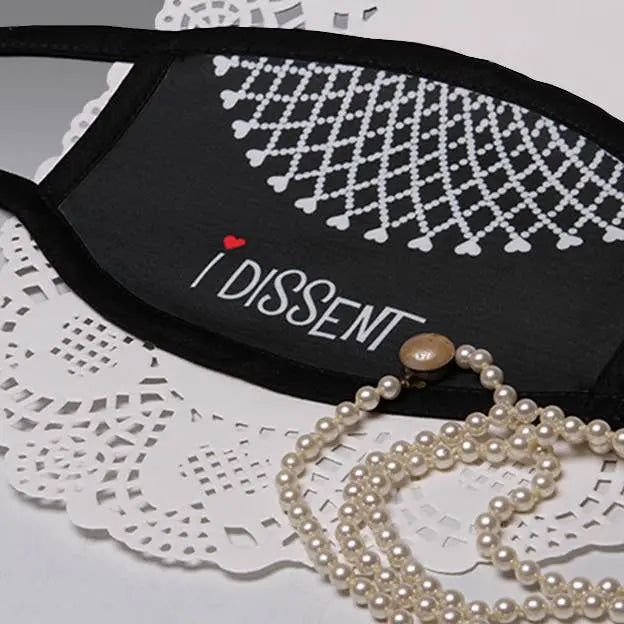 RBG "I Dissent" Face Mask LIANE FRIED STUDIO
