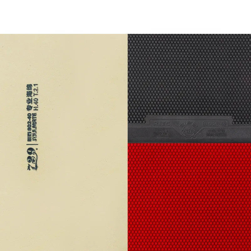 RITC 729 Friendship Provincial 802-40 802 40 Mystery III Short Pips-Out Table Tennis PingPong Rubber with Sponge H40 2.1mm