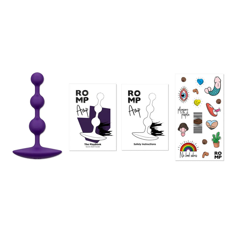 ROMP Amp Anal Beads - Purple ROMP