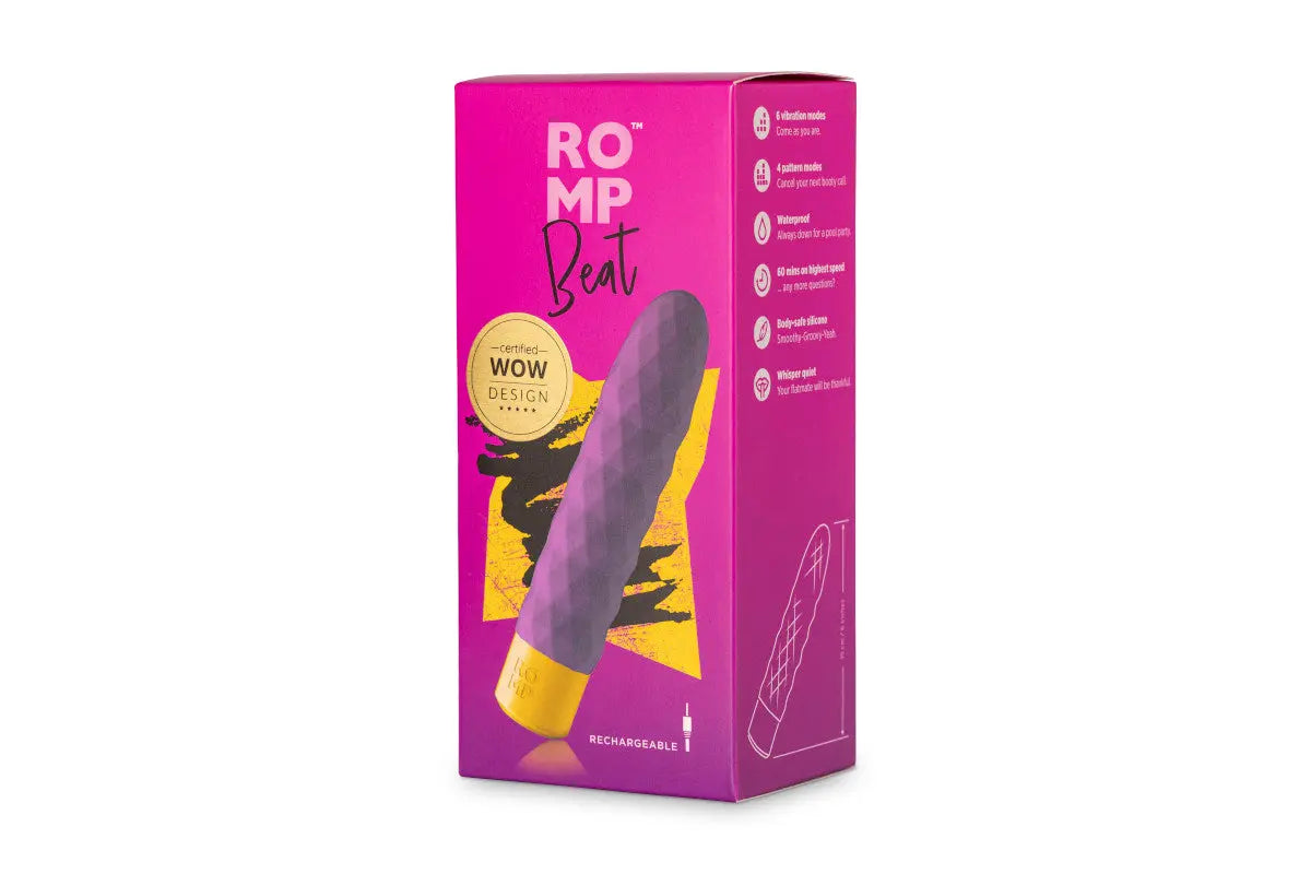 ROMP Beat Bullet Vibrator - Purple ROMP
