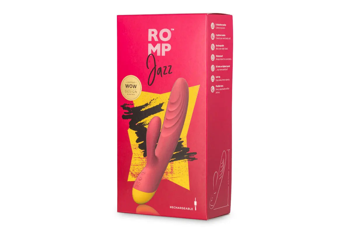 ROMP Jazz Rabbit Vibrator - Berry ROMP
